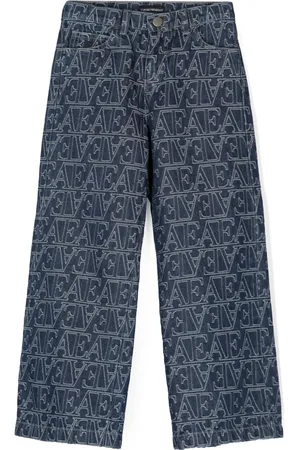 Emporio Armani Jean à logo brodé