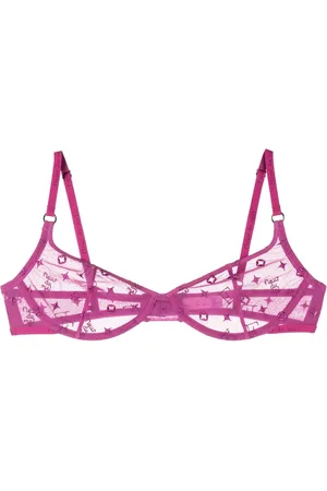 FLEUR DU MAL Soutien-gorge à logo brodé