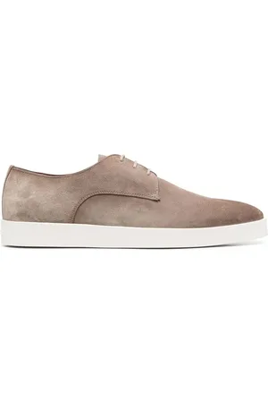 santoni Derbies en daim à lacets