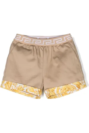 VERSACE Chemise en coton à bords Barocco