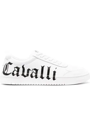 Roberto Cavalli Baskets à logo imprimé