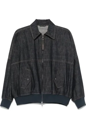 Brunello Cucinelli Veste bomber en jean