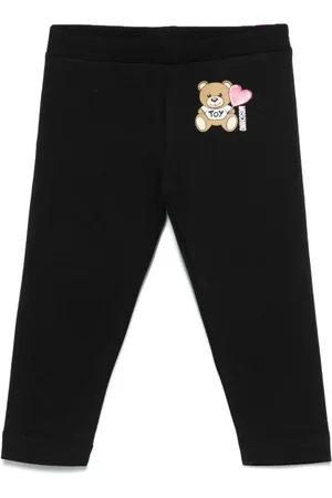 Moschino Legging en coton à imprimé ourson