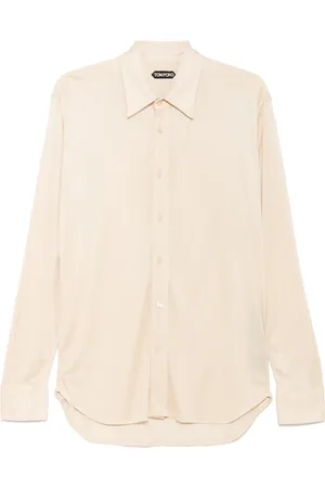 Tom Ford Chemise en soie à design transparent