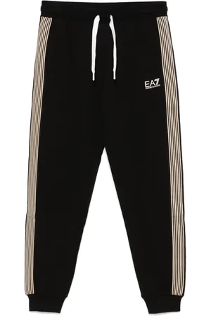 EA7 Pantalon de jogging à rayures latérales