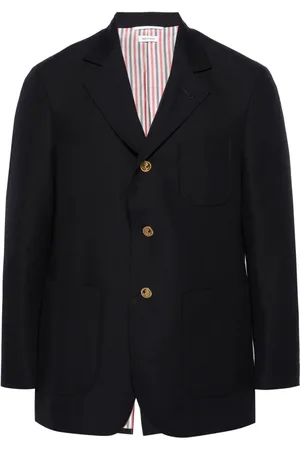 Thom Browne Blazer en laine à simple boutonnage