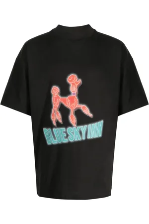 BLUE SKY INN T-shirt en coton à logo imprimé