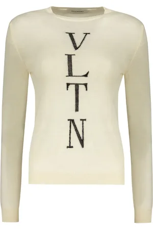 VALENTINO GARAVANI Pull à logo en intarsia