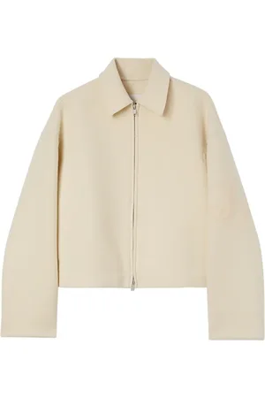 Jil Sander Veste en laine vierge à logo