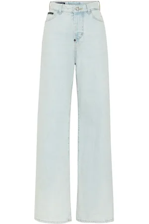 Philipp Plein Jean ample Skater à taille haute