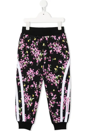 MONNALISA Pantalon de jogging en coton à fleurs