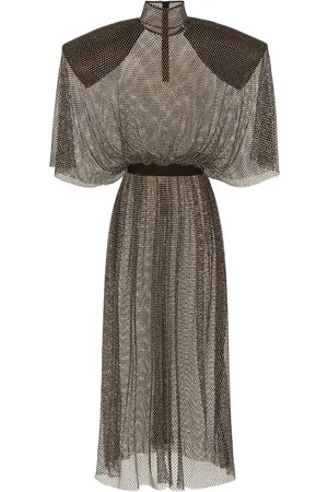 Dolce & Gabbana Robe longue à ornements strassés