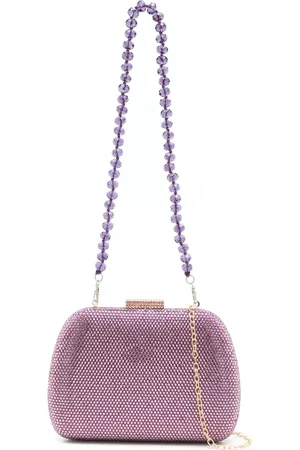 SERPUI Pochette Ang à ornements en cristal
