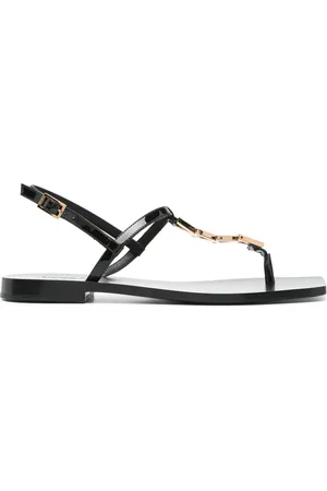 VERSACE Sandales à détail de chaîne