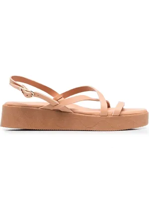 Ancient Greek Sandals Sandales Silia à brides croisées