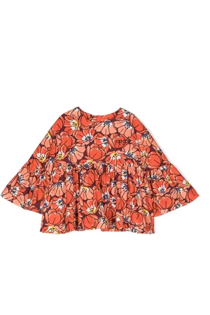 Kenzo Blouse froncée à fleurs