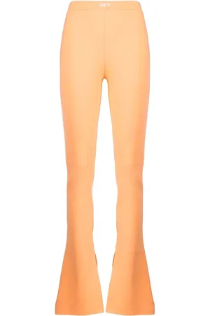 OFF-WHITE Pantalon Sleek à coupe évasée