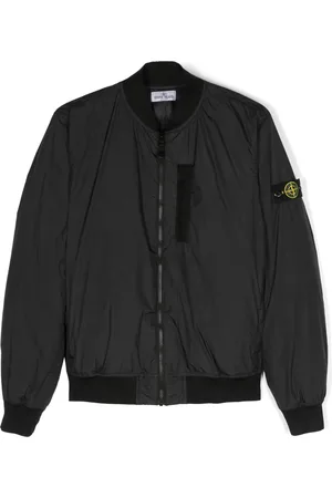 Stone Island Veste bomber à patch logo