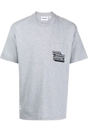 Chocoolate T-shirt en coton à slogan brodé