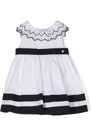 PATACHOU Robe sans manches à broderies zigzag