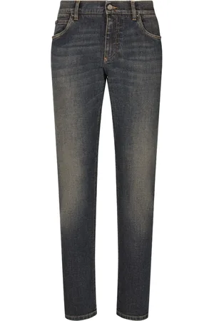 Dolce & Gabbana Jean slim à plaque logo