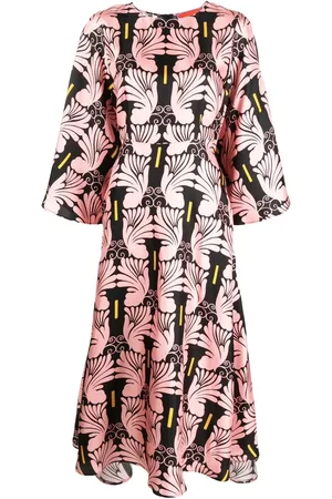 La DoubleJ Robe Sorella imprimée en soie