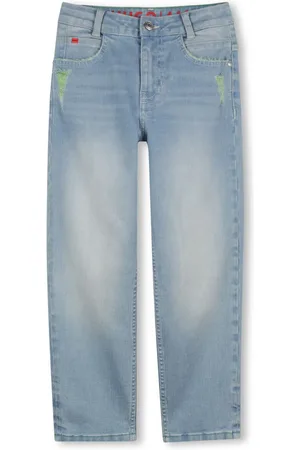 HUGO BOSS Jean droit à patch logo