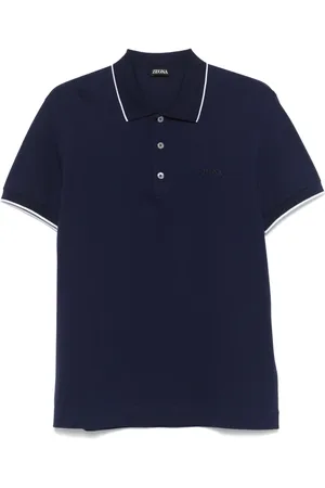 Ermenegildo Zegna Polo à logo brodé