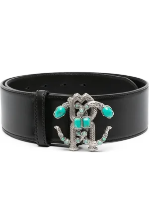Roberto Cavalli Ceinture en cuir Mirror Snake