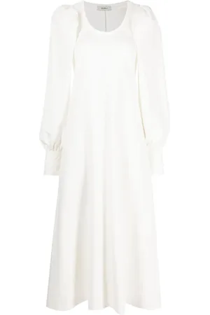 GOEN.J Robe évasée à manches bouffantes
