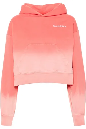 Sporty & Rich Hoodie Seir à logo brodé