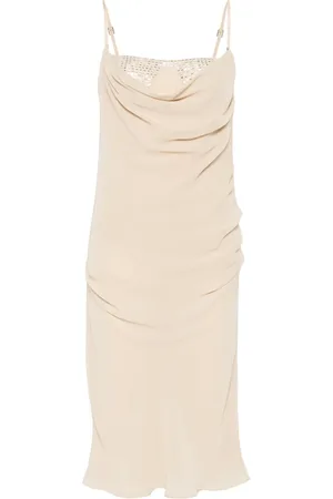 The Attico Robe mi-longue à design drapé