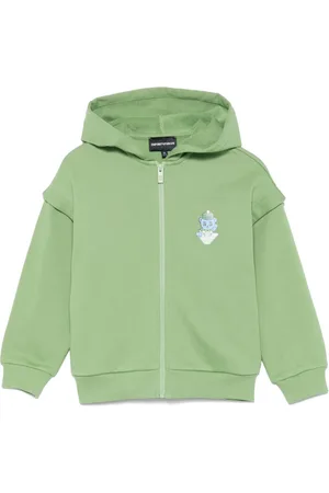 Emporio Armani Hoodie à détail de patch