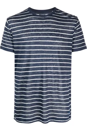 Hackett T-shirt rayé à manches courtes