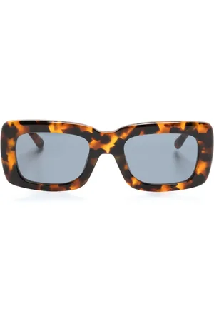 The Attico Lunettes de soleil Marfa à effet écailles de tortue