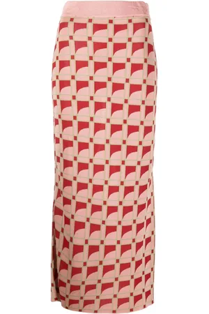 Paula Jupe crayon à motif en jacquard