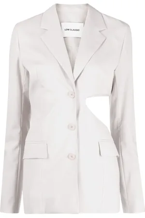 Low Classic Blazer boutonné à découpes