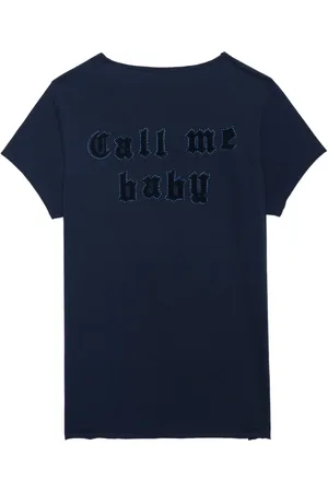 Zadig & Voltaire T-shirt à slogan imprimé