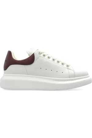 Alexander McQueen Baskets en cuir à logo embossé