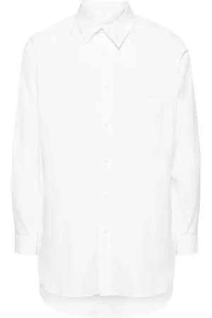 YOHJI YAMAMOTO Chemise en coton à col asymétrique
