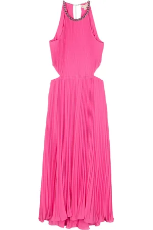 Michael Kors Robe mi-longue à design plissé