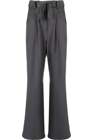GOEN.J Pantalon droit à lien de resserrage