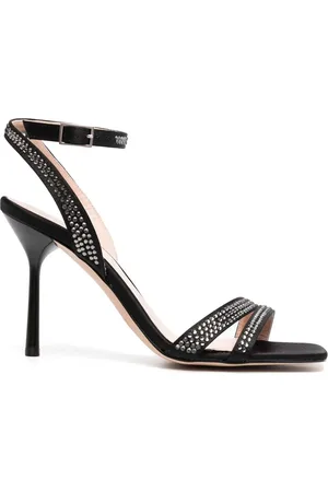 Liu Jo Sandales en cuir à ornements strassés 90 mm