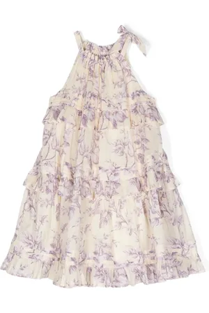 ZIMMERMANN Robe fleurie à volants superposés