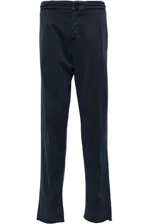 Kiton Pantalon fuselé à design plissé