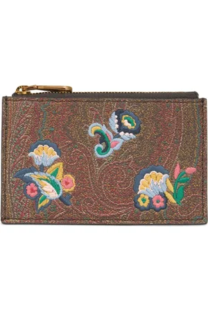 Etro Portefeuille à motif cachemire