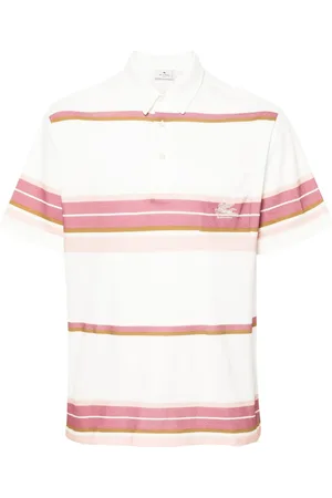 Etro Polo en coton à motif Pegaso