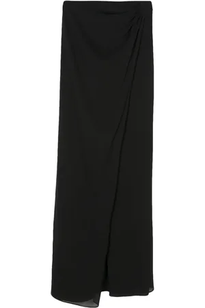 The Andamane Jupe taille-haute à détails drapés
