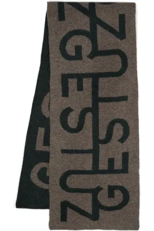 Gestuz écharpe AlpgaGZ à logo en intarsia