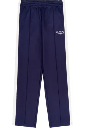 Sporty & Rich Pantalon de jogging à logo brodé